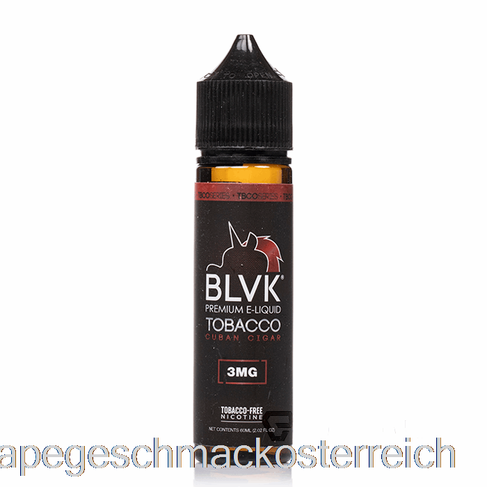 Kubanische Zigarre – Blvk – 60 Ml, 3 Mg Vape-Geschmack